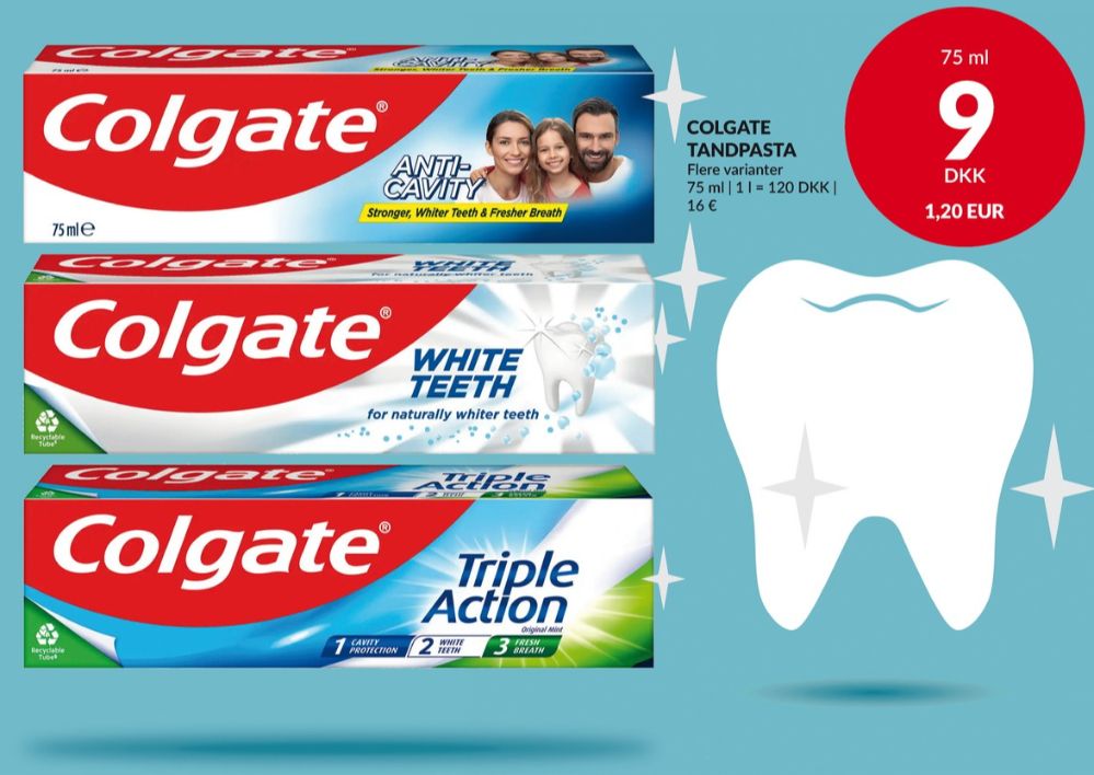 Colgate, Tandpasta