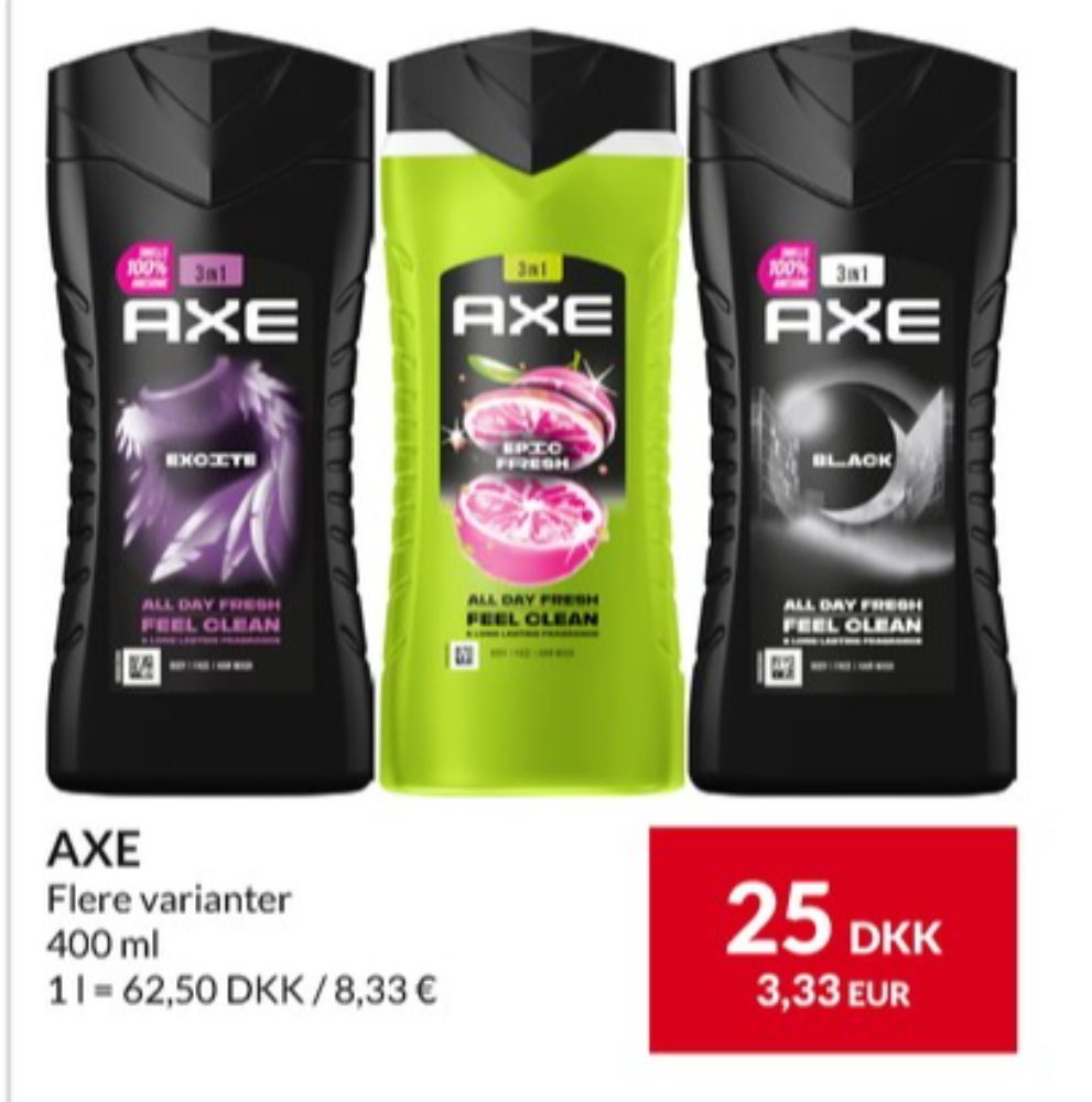 Axe, Bodyshampoo
