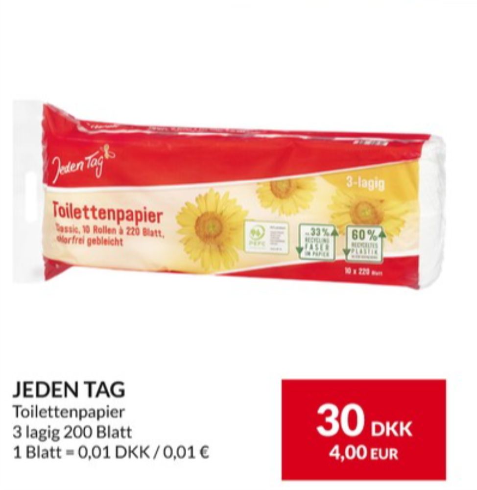 Jeden Tag, Toiletpapir