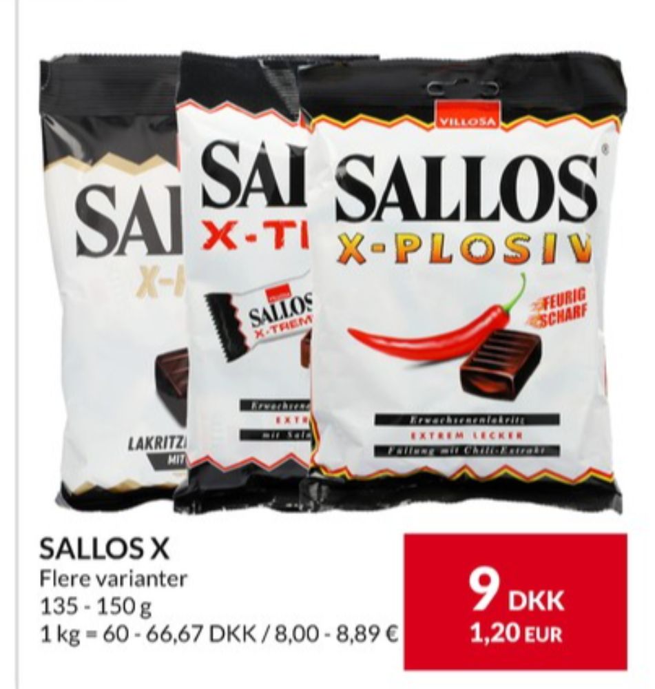 Sallos X-treme, Bolsjer