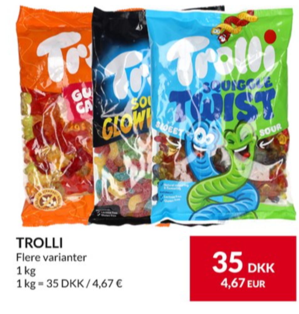 Trolli Squiggle Twist, Slikposer