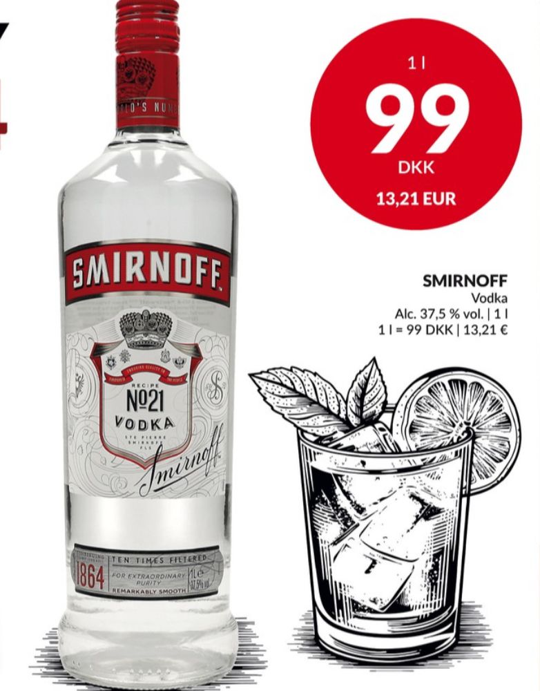 Smirnoff, Vodka
