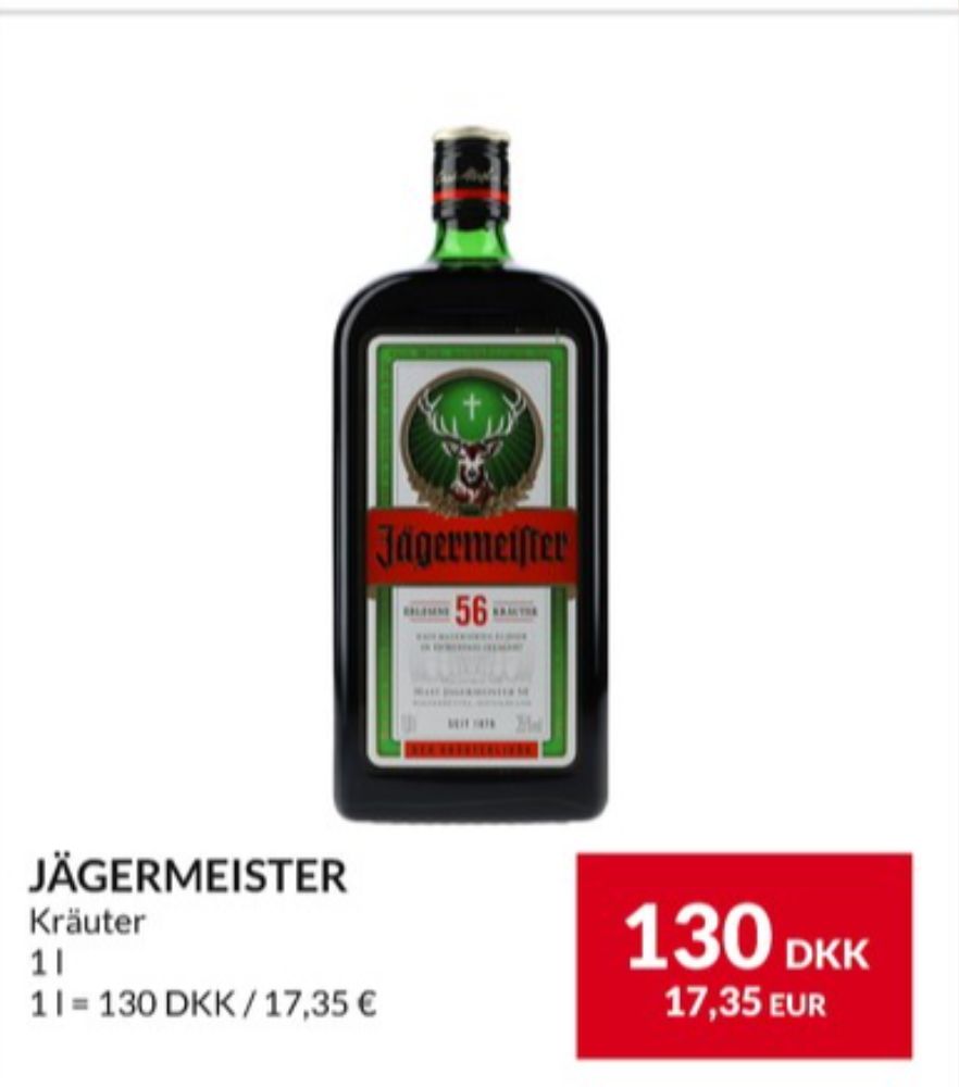Jägermeister, Bitter