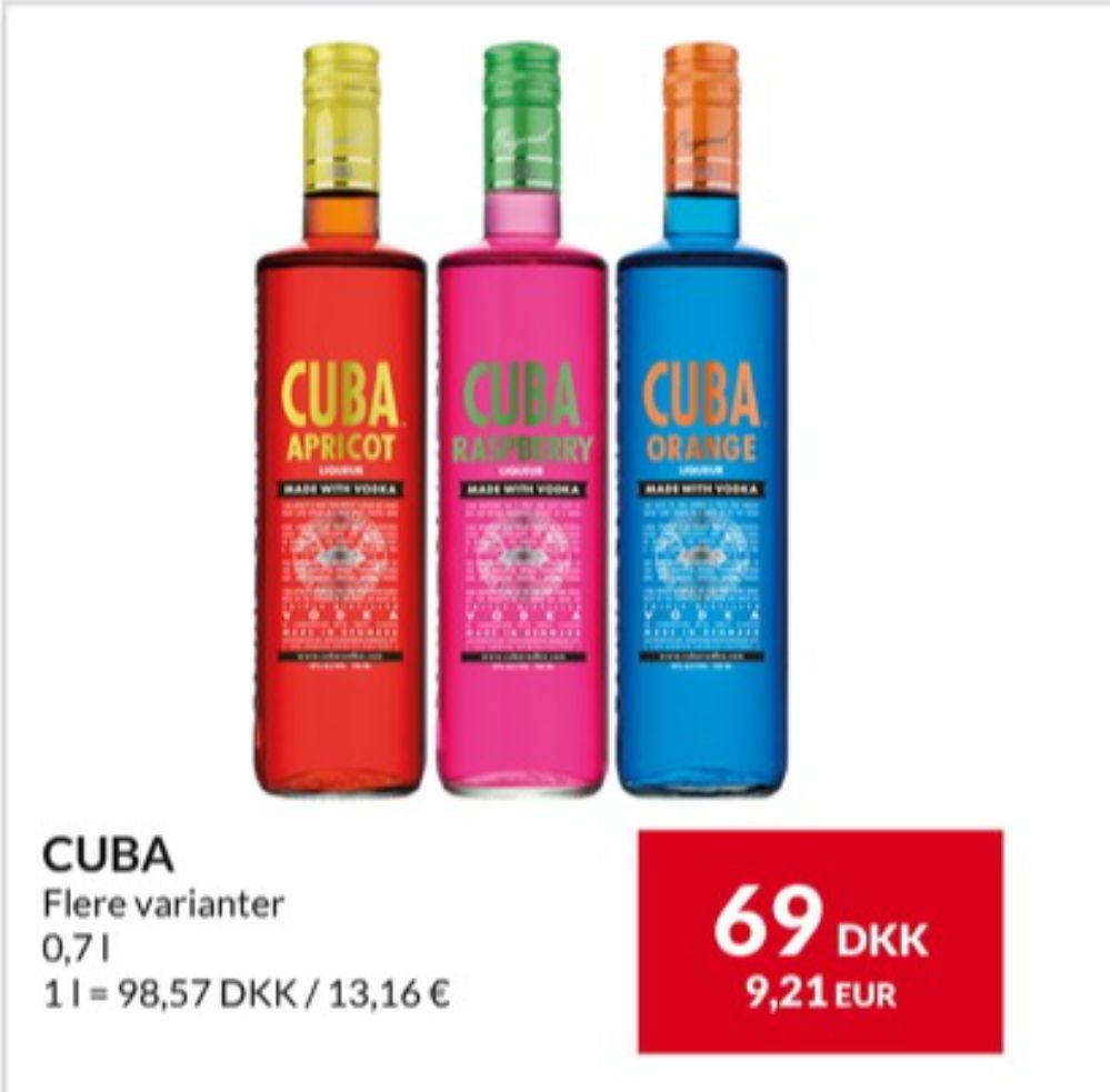 Cuba Apricot, Vodka
