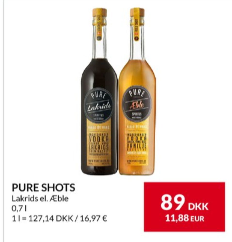 Pure Shots Lakrids, Shots