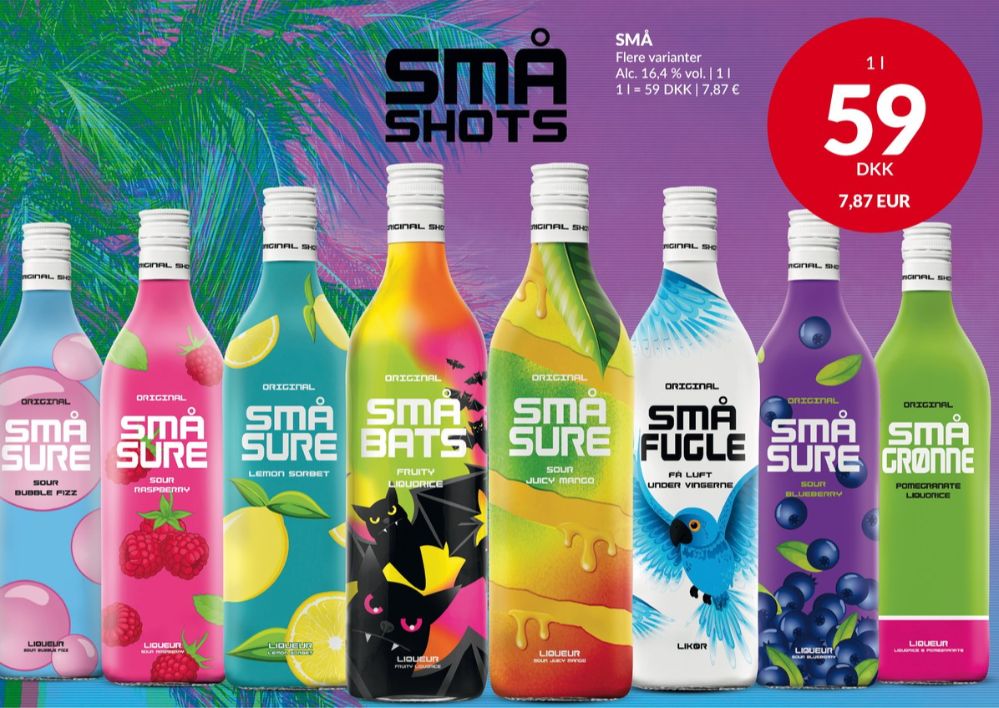 Små Sure, Shots Lemon Sorbet