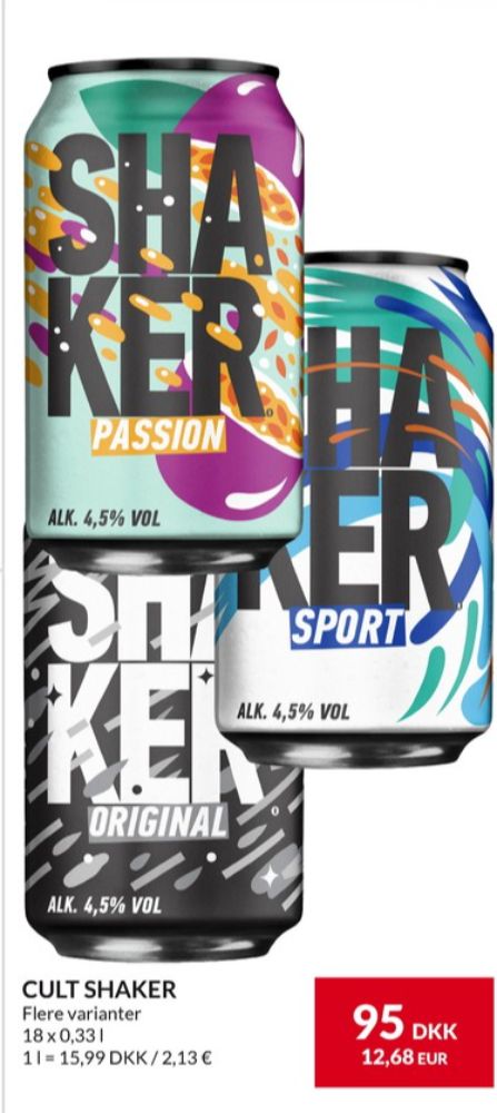 Shaker, Ice Lemon RTD 18 pk.