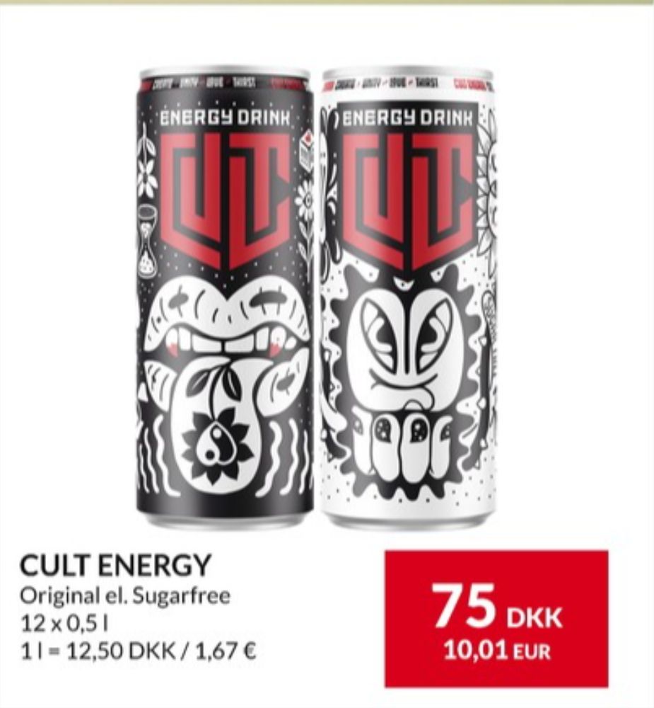 Cult Energy, Energidrik 12 pk.