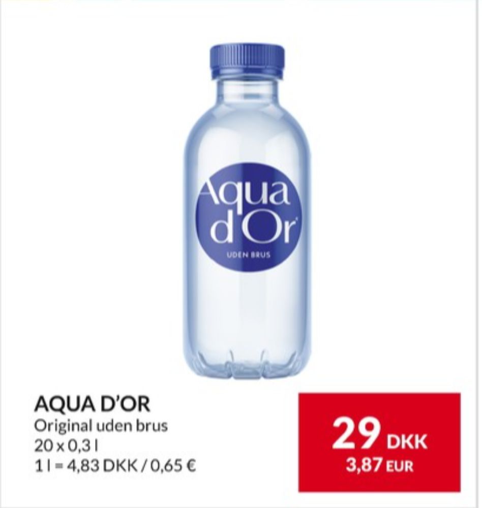 Aqua d'Or, Mineralvand med brus 20 pk.