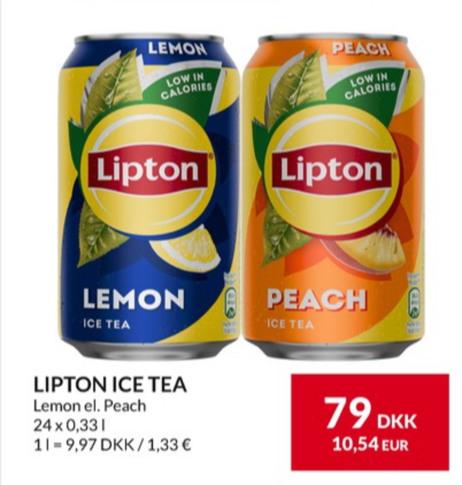 Lipton, Ice Tea Lemon 24 pk.