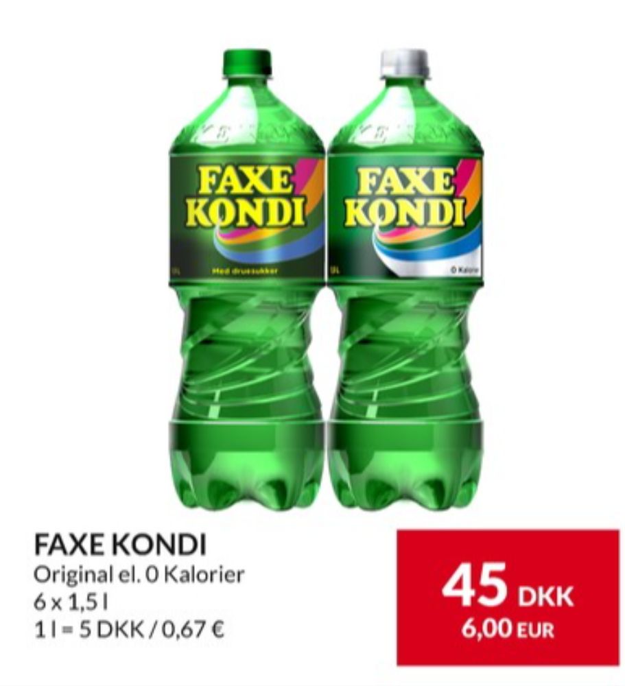 Faxe Kondi Appelsin, Appelsinsodavand