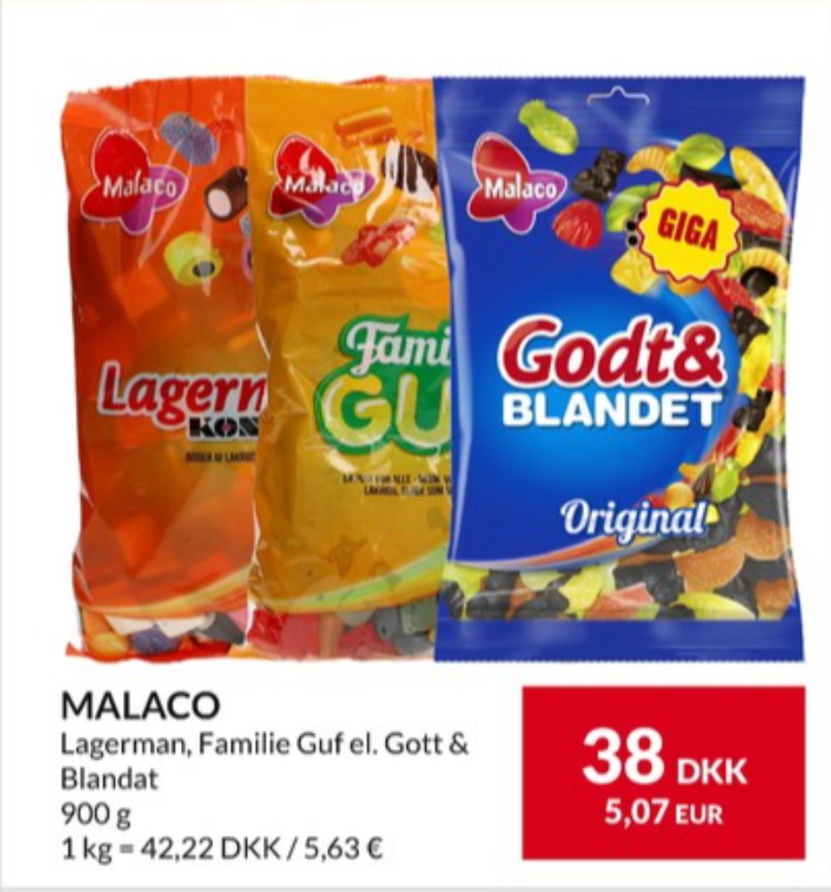 Malaco Lagerman Konfekt, Lakridskonfekt