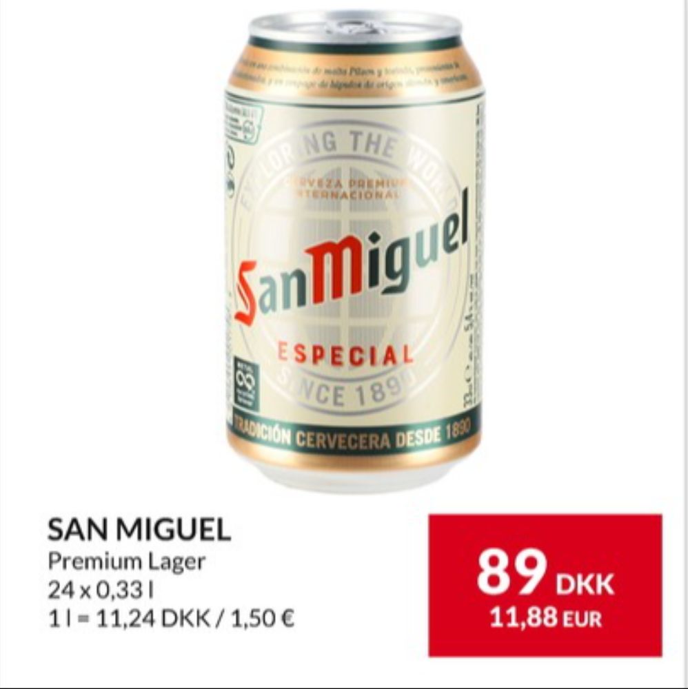 San Miguel, Specialøl 24 pk.