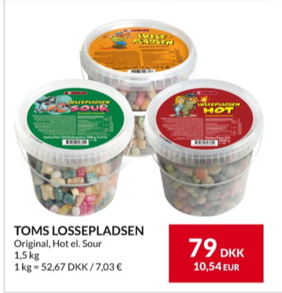 Bonbon Lossepladsen, Slikbøtte Hot