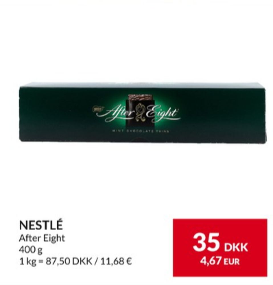 After Eight, Mintchokolade