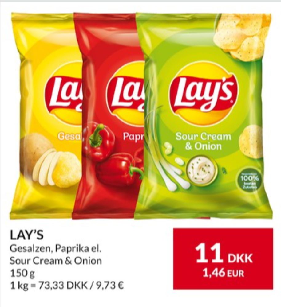 Lays, Gesalzen Chips