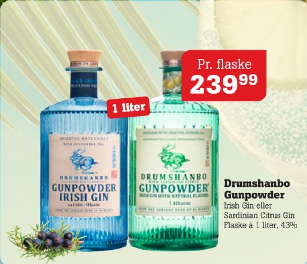 Drumshanbo Gunpowder Sardinian Citrus, Gin