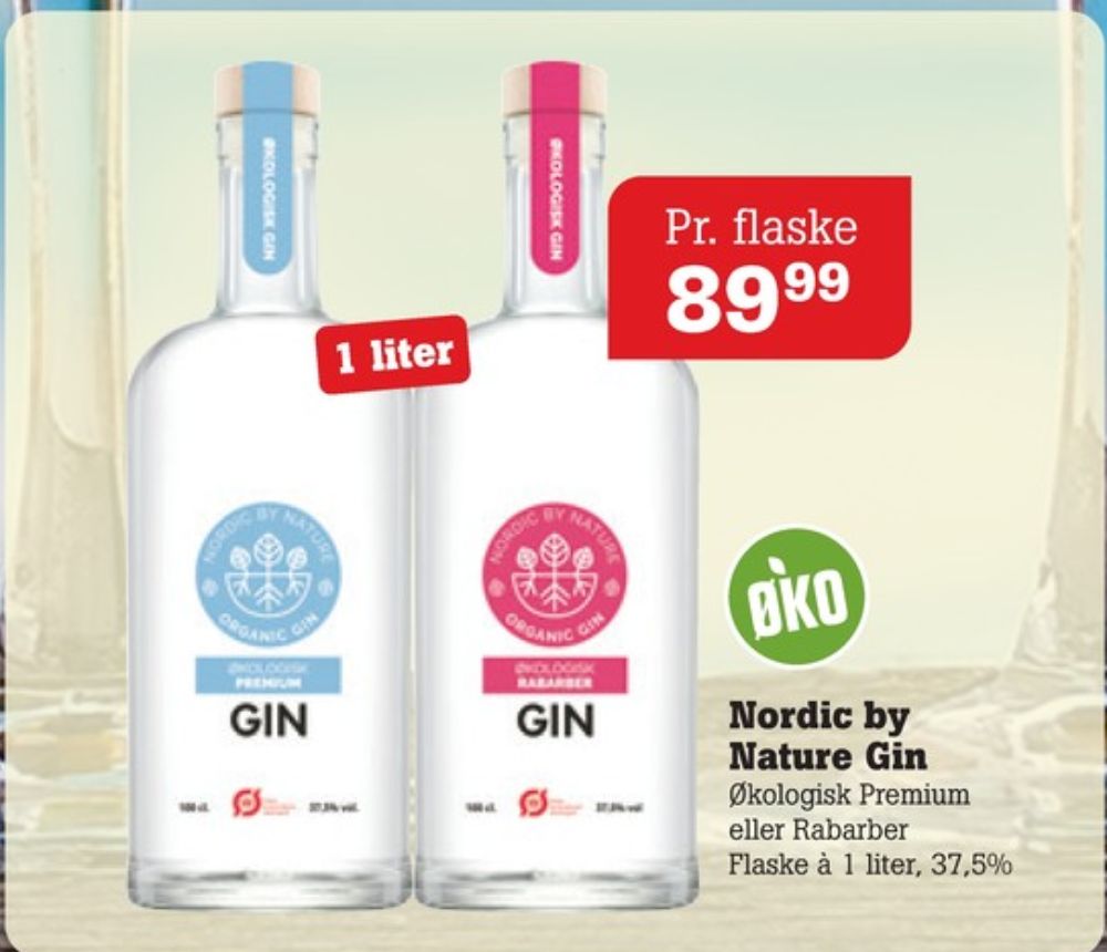 Nordic By Nature Rabarber, Gin