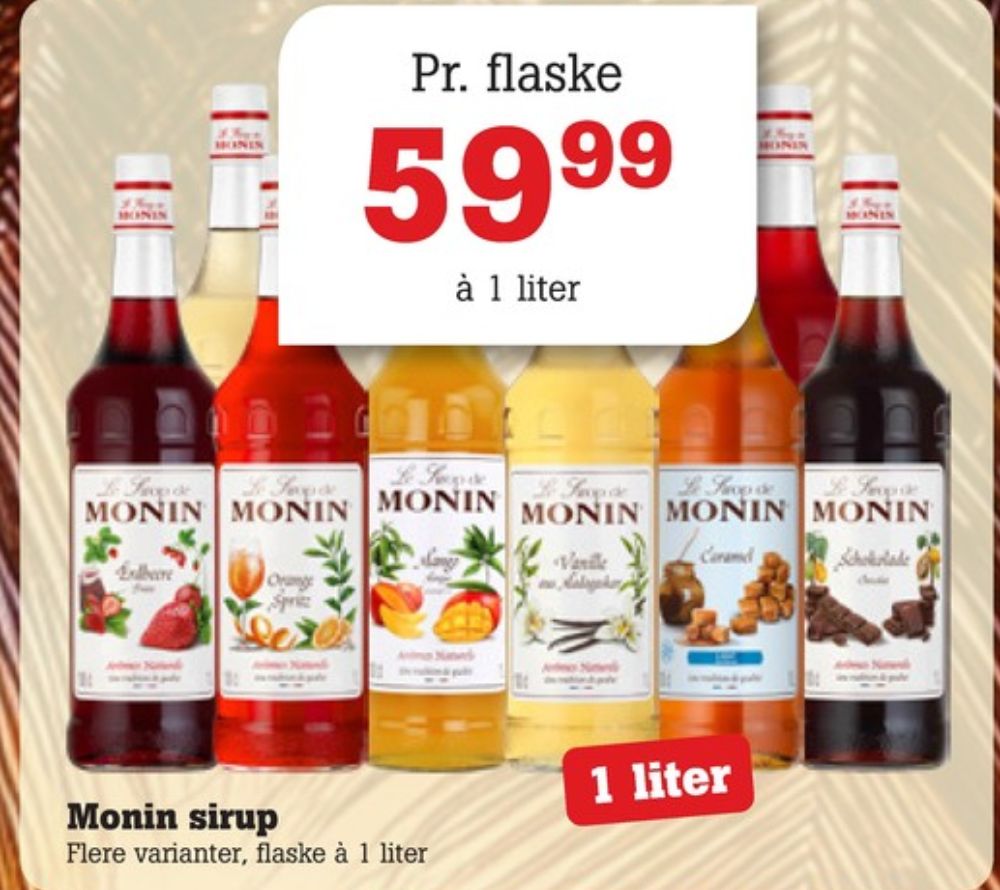 Monin, Sirup