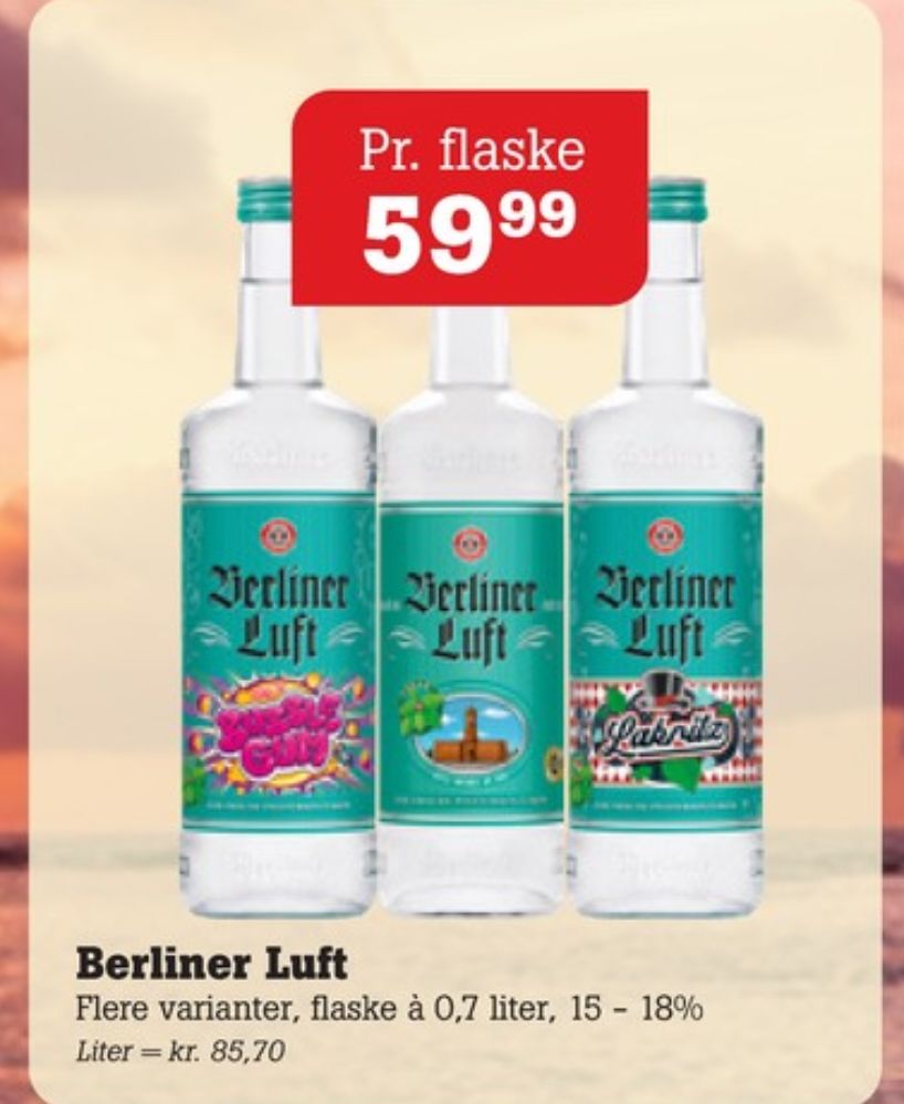Berliner Luft Lakritz, Likør