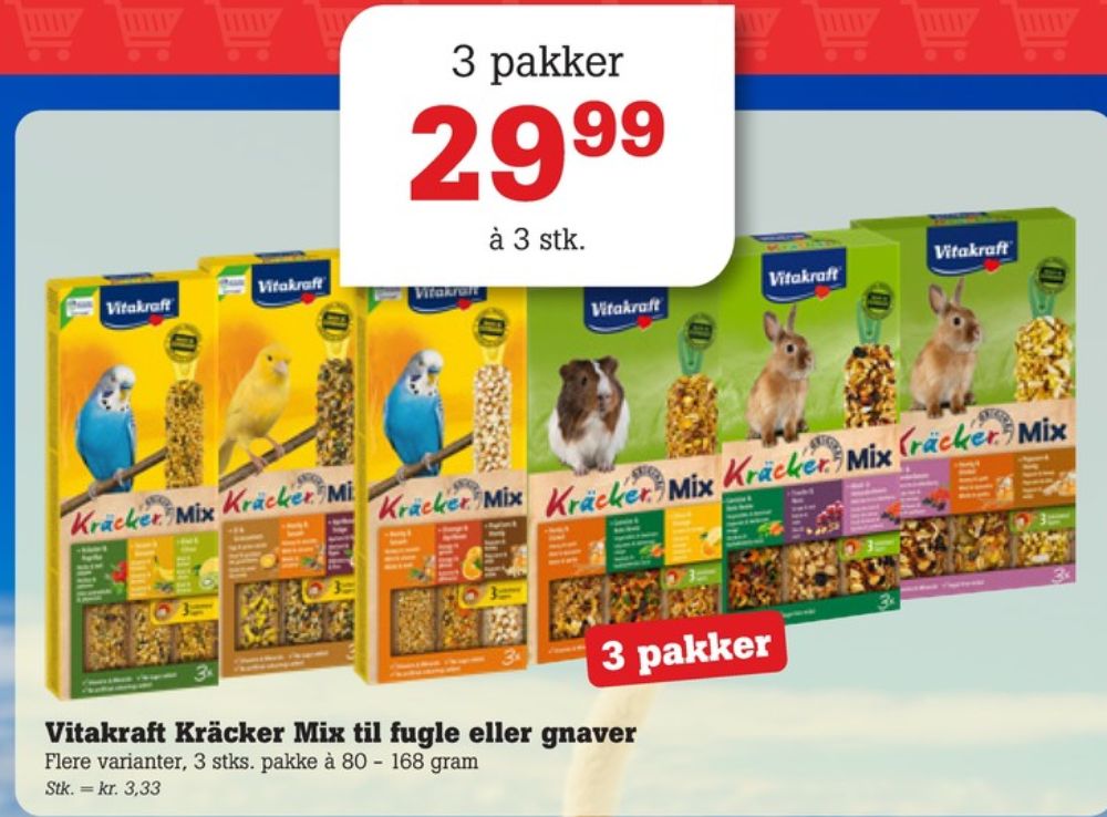 Vitakraft, Fuglefoder
