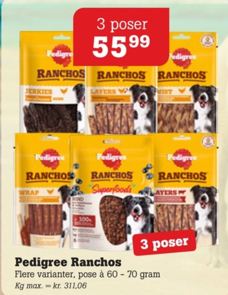 Pedigree Ranchos, Hundesnacks