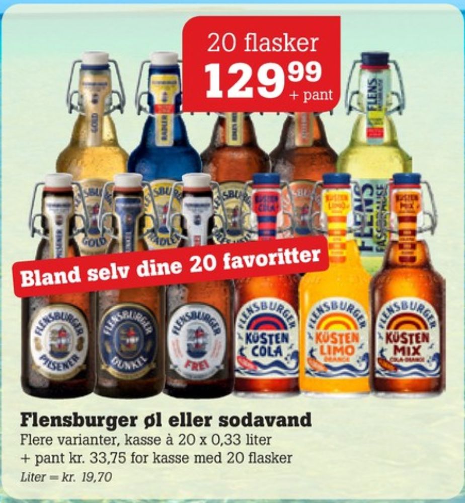 Flensburger Dunkel, Specialøl 20 pk.