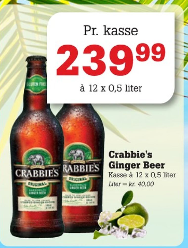 Crabbies Ginger Beer , Specialøl 12 pk.