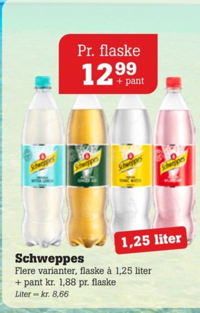 Schweppes Bitter Lemon, Lemonsodavand