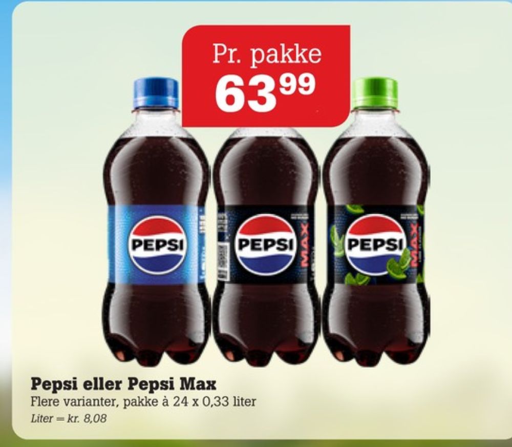 Pepsi Max, Cola 24 pk.