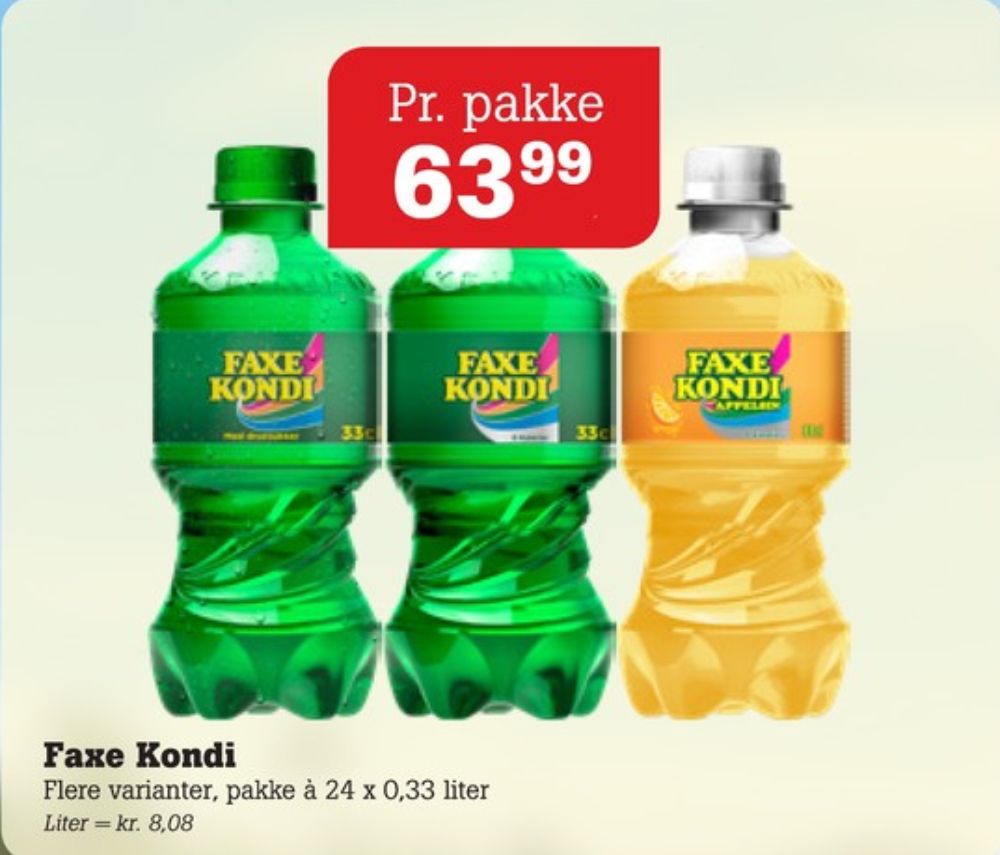Faxe Kondi, Sportssodavand 24 pk.