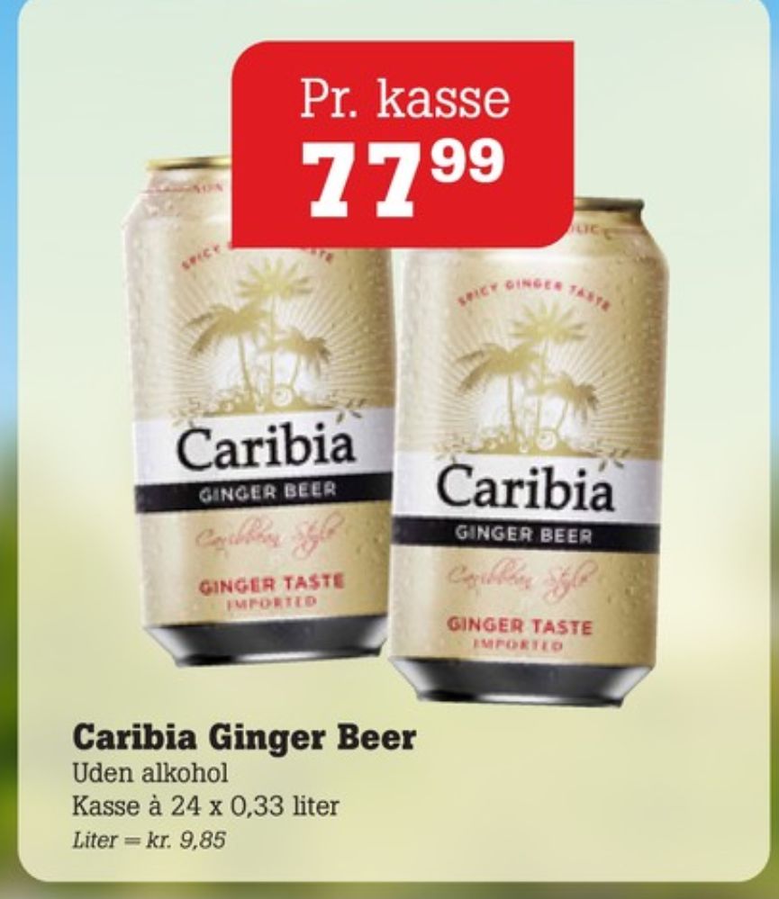 Caribia, Ginger Beer 24 pk.