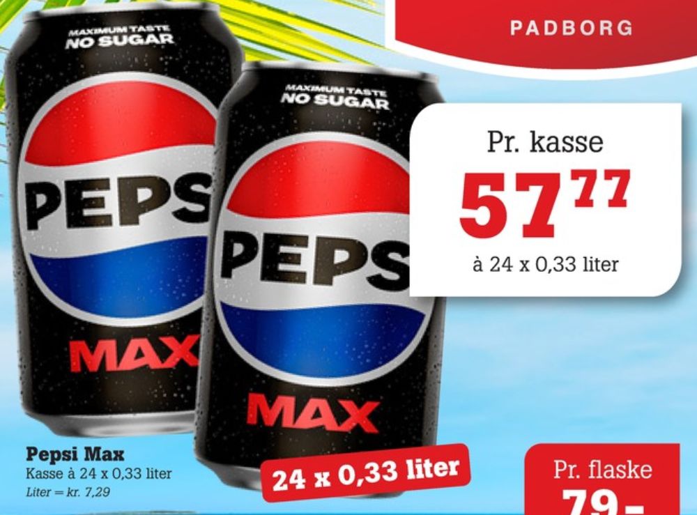 Pepsi Max, Cola 24 pk.