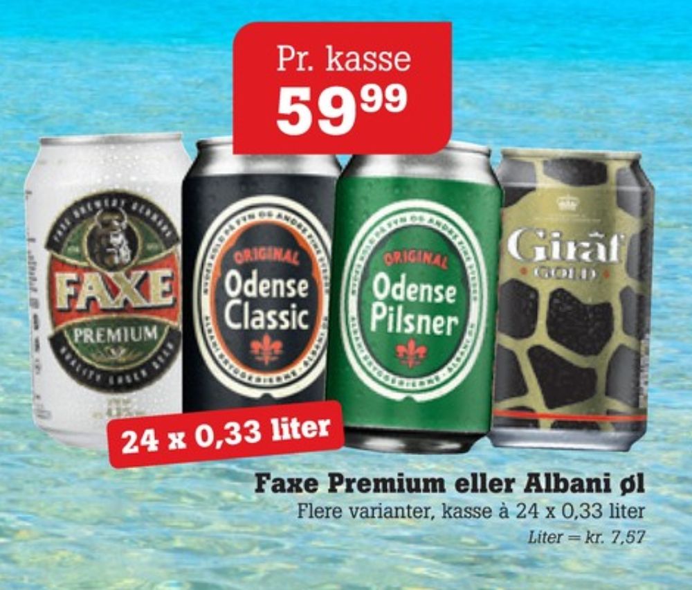 Giraf Gold, Øl 24 pk.