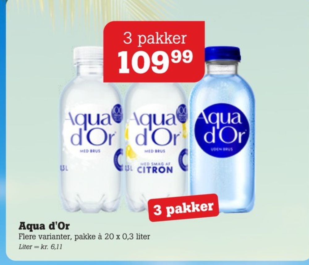 Aqua d'Or, Mineralvand uden brus 20 pk.