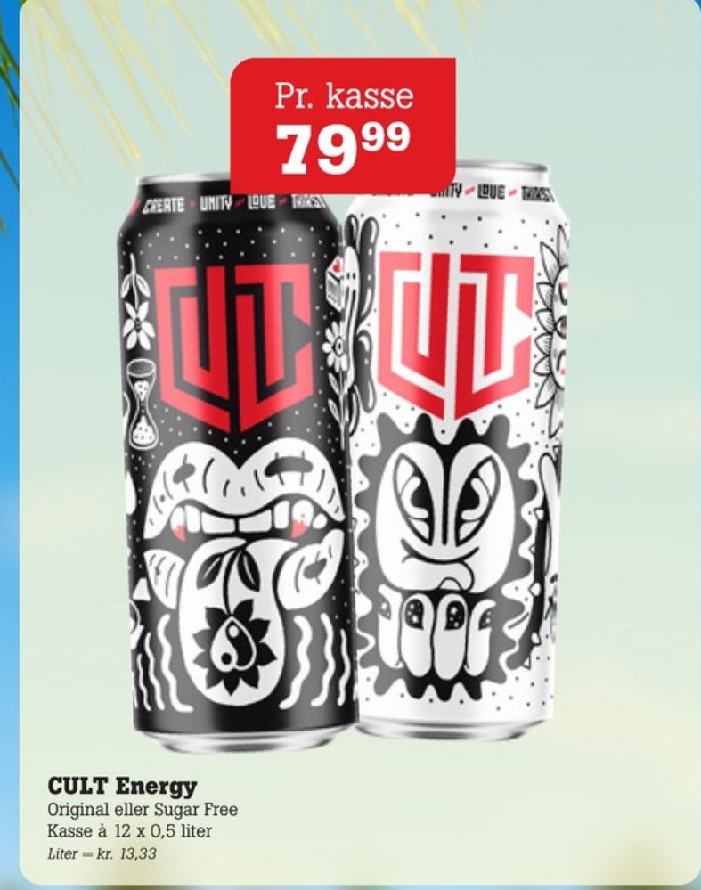 Cult Energy, Energidrik 12 pk.