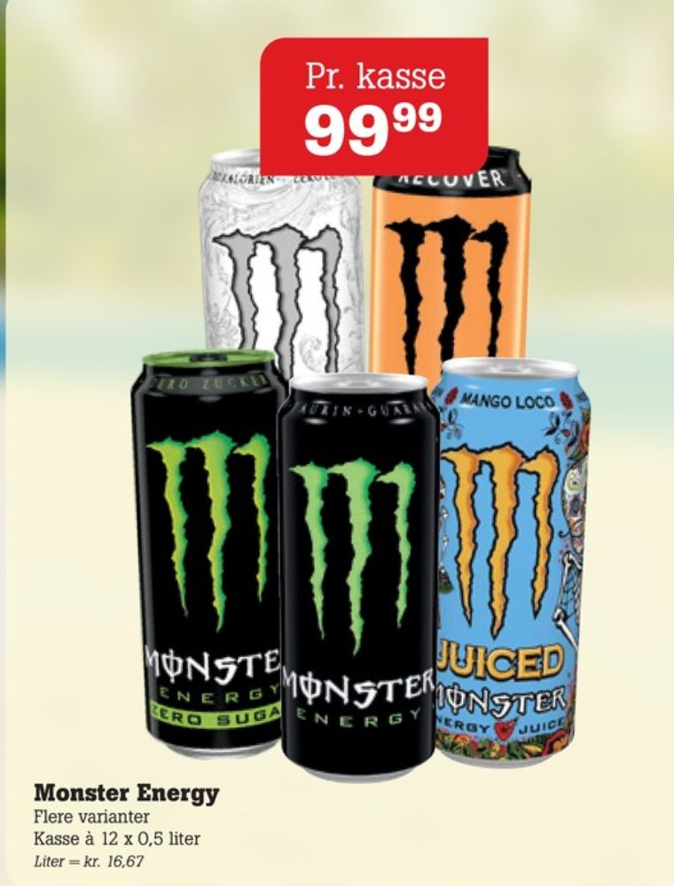 Monster Energy, Energidrik 12 pk.