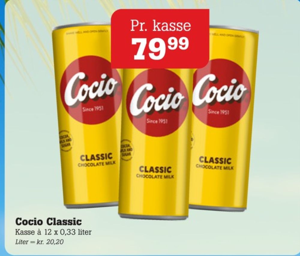 Cocio, Chokolademælk Classic 12 pk.