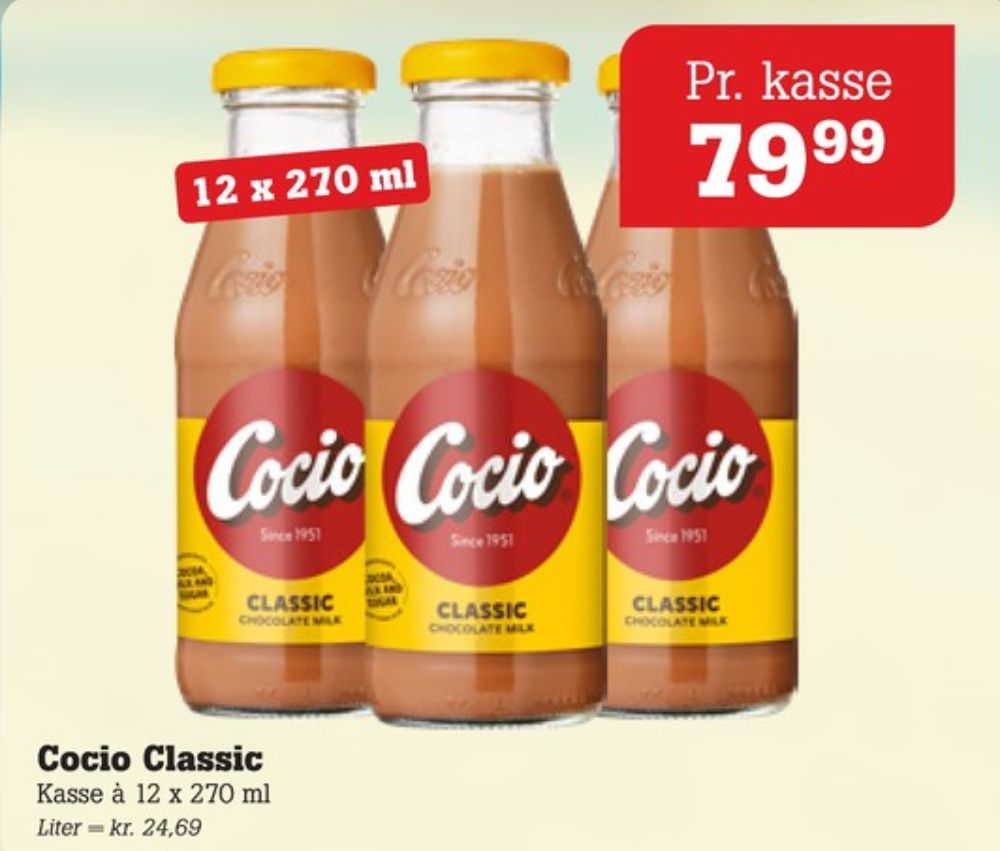 Cocio, Chokolademælk Classic 12 pk.