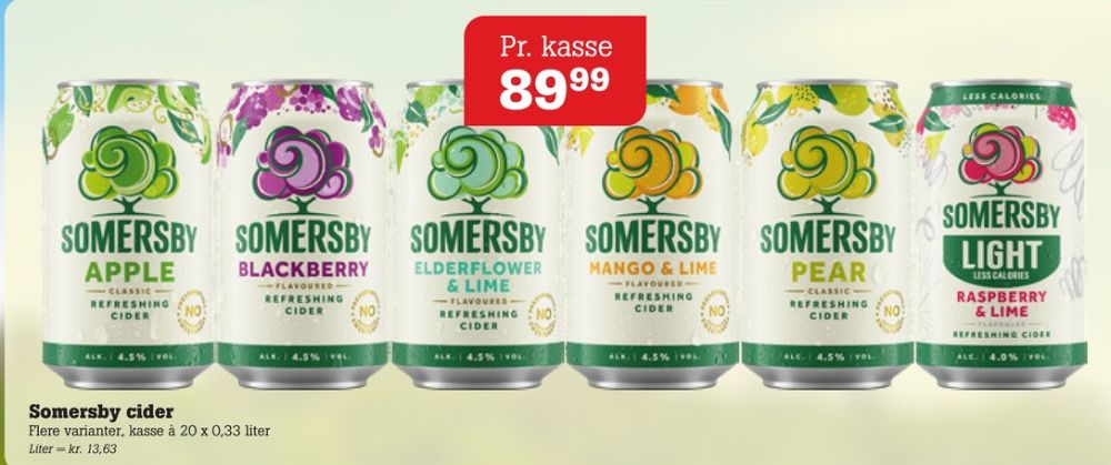 Somersby Apple, Apple Cider 20 pk.