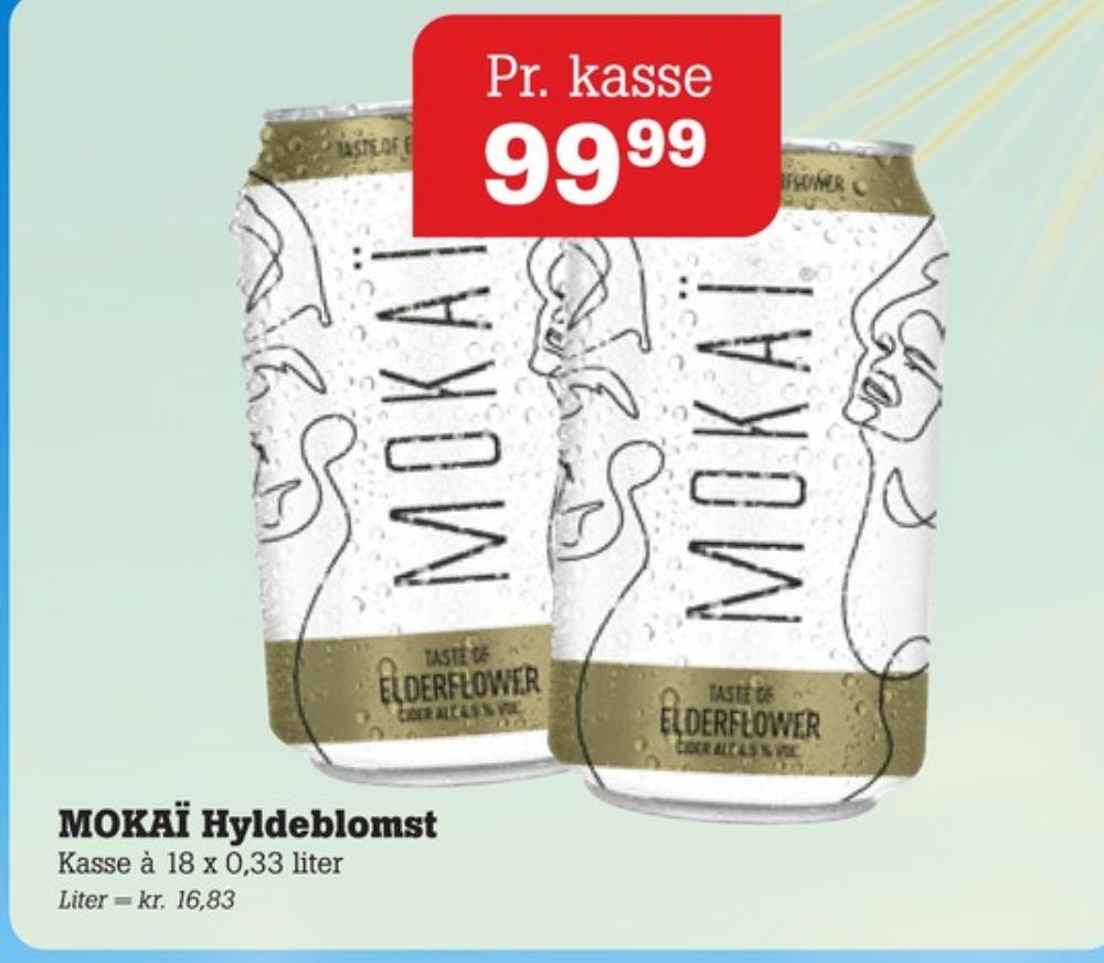Mokaï Hyldeblomst, Hyldeblomst Cider 18 pk.