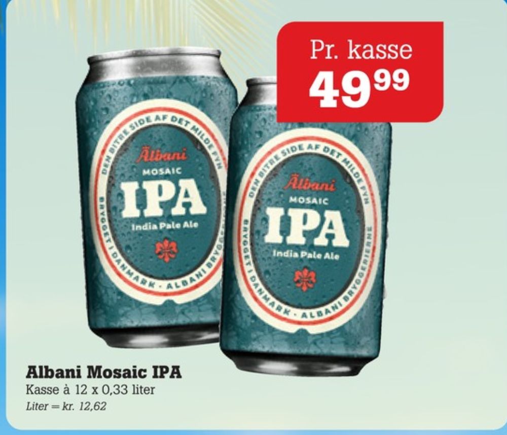 Albani Mosaic IPA, Specialøl 12 pk.