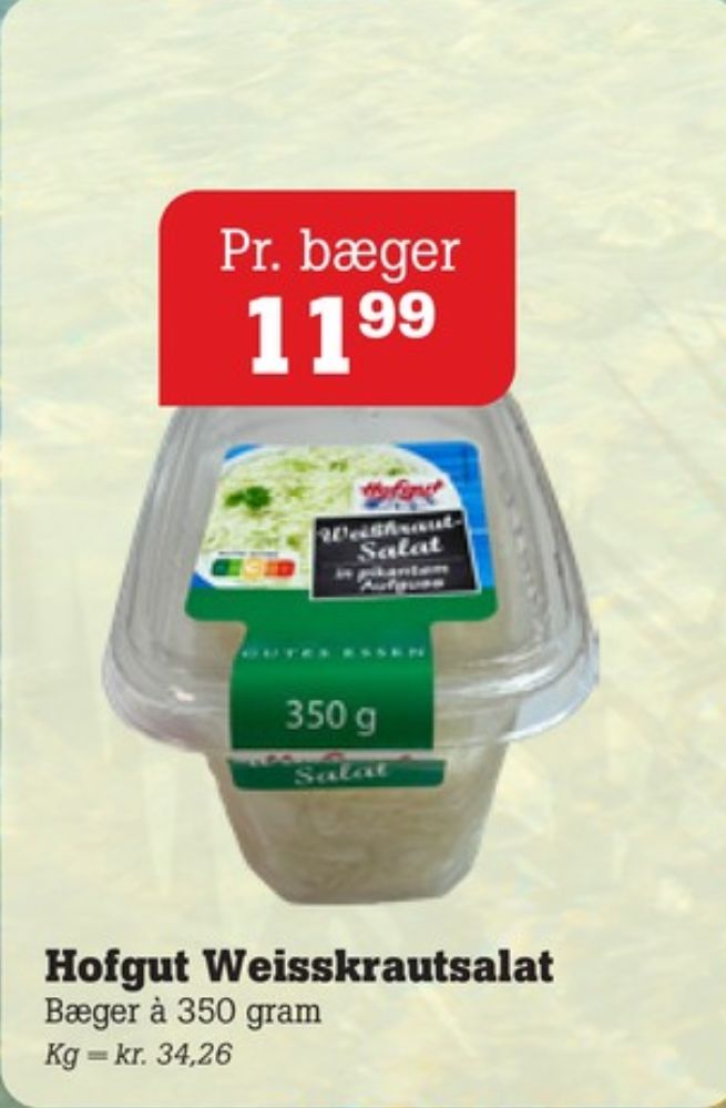 Hofgut, Måltidssalat