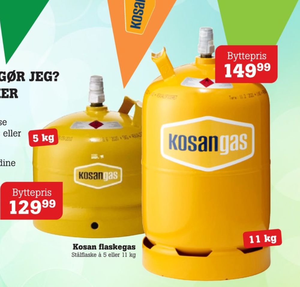 Kosan, Gasflaske