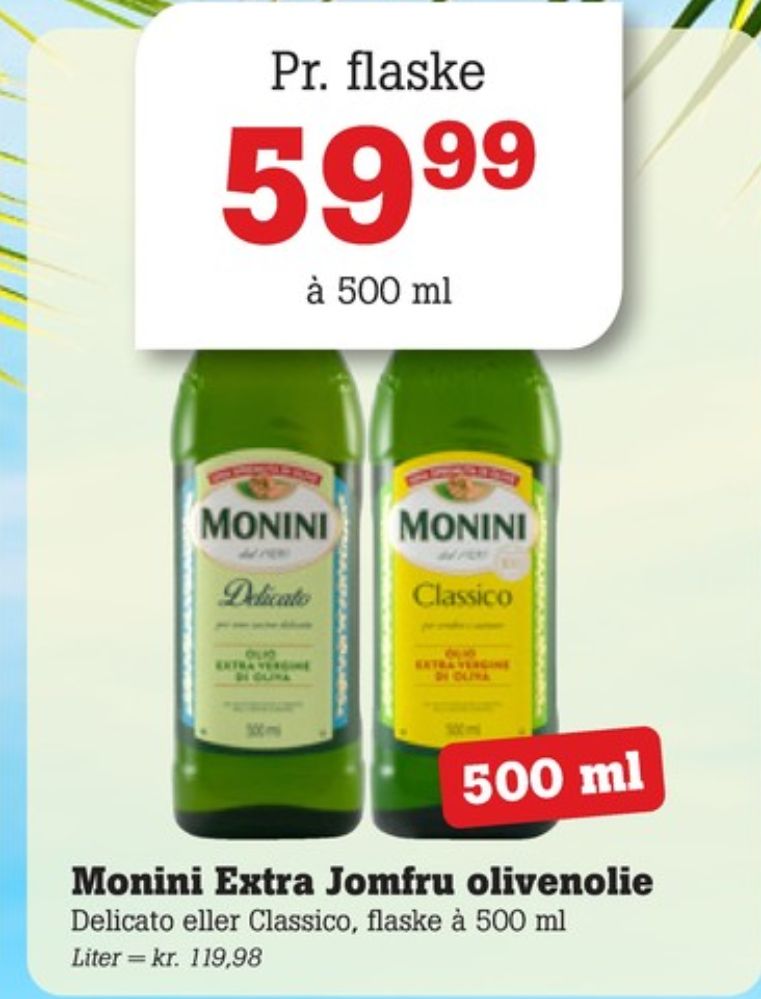 Monini, Olivenolie
