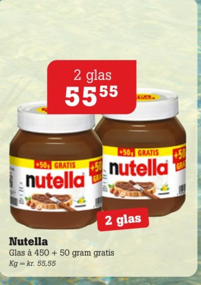 Nutella, Smørepålæg