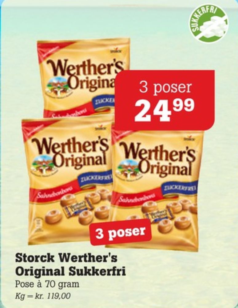 Werthers Original, Karameller