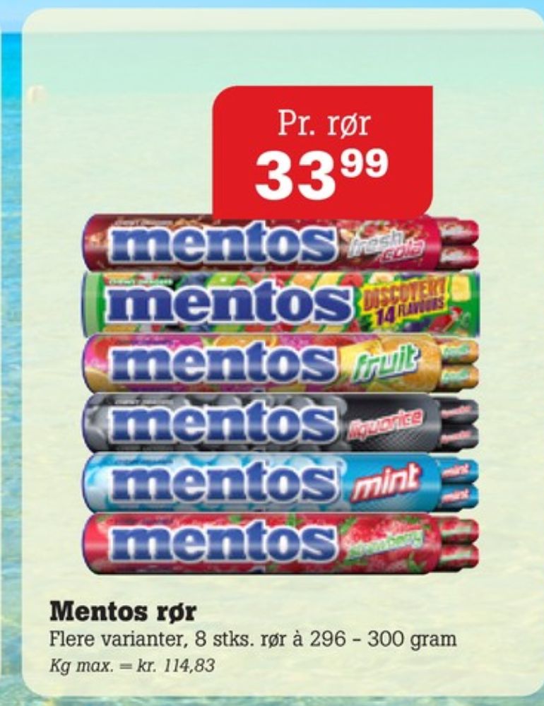 Mentos, Pastiller Liquorice