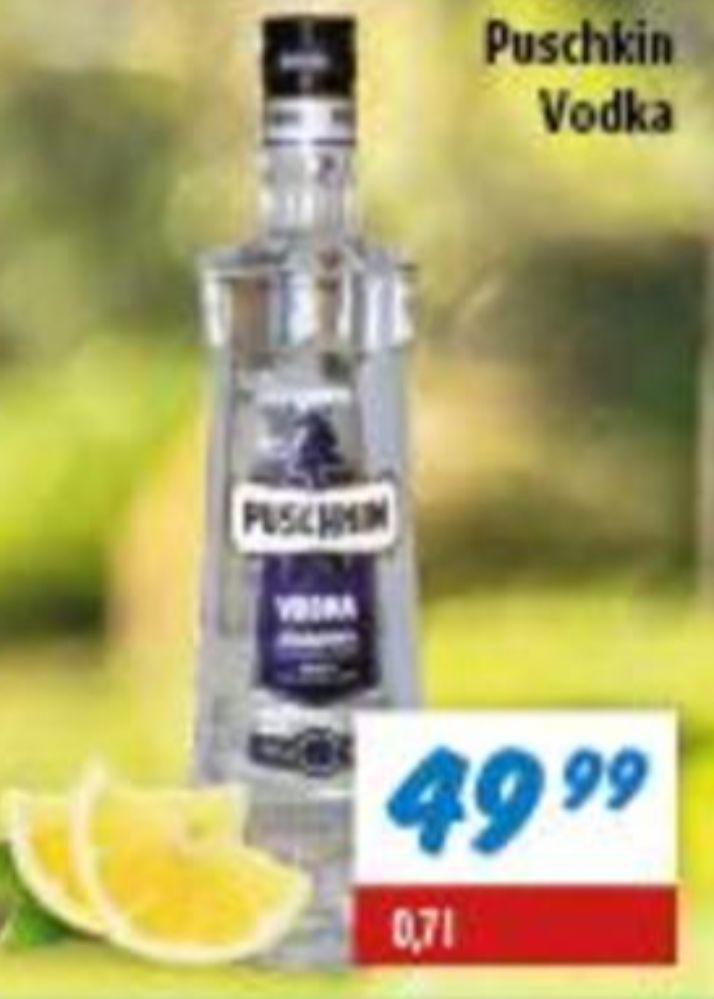 Puschkin, Vodka