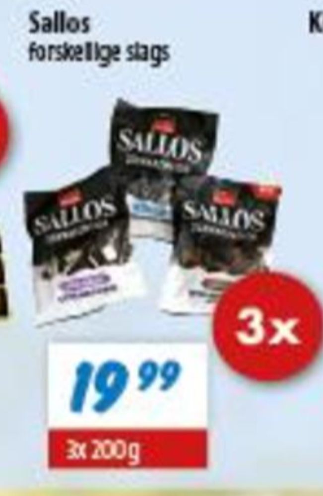 Sallos, Bolsjer Süss Salzig